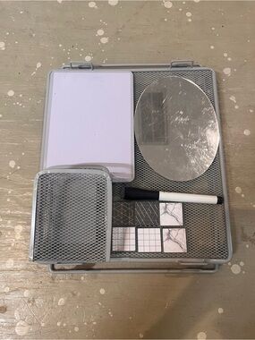 Locker Organizer Set in Silver